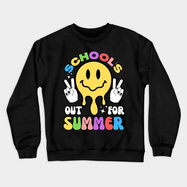 Schools Out For Summer Crewneck Sweatshirt by Teewyld